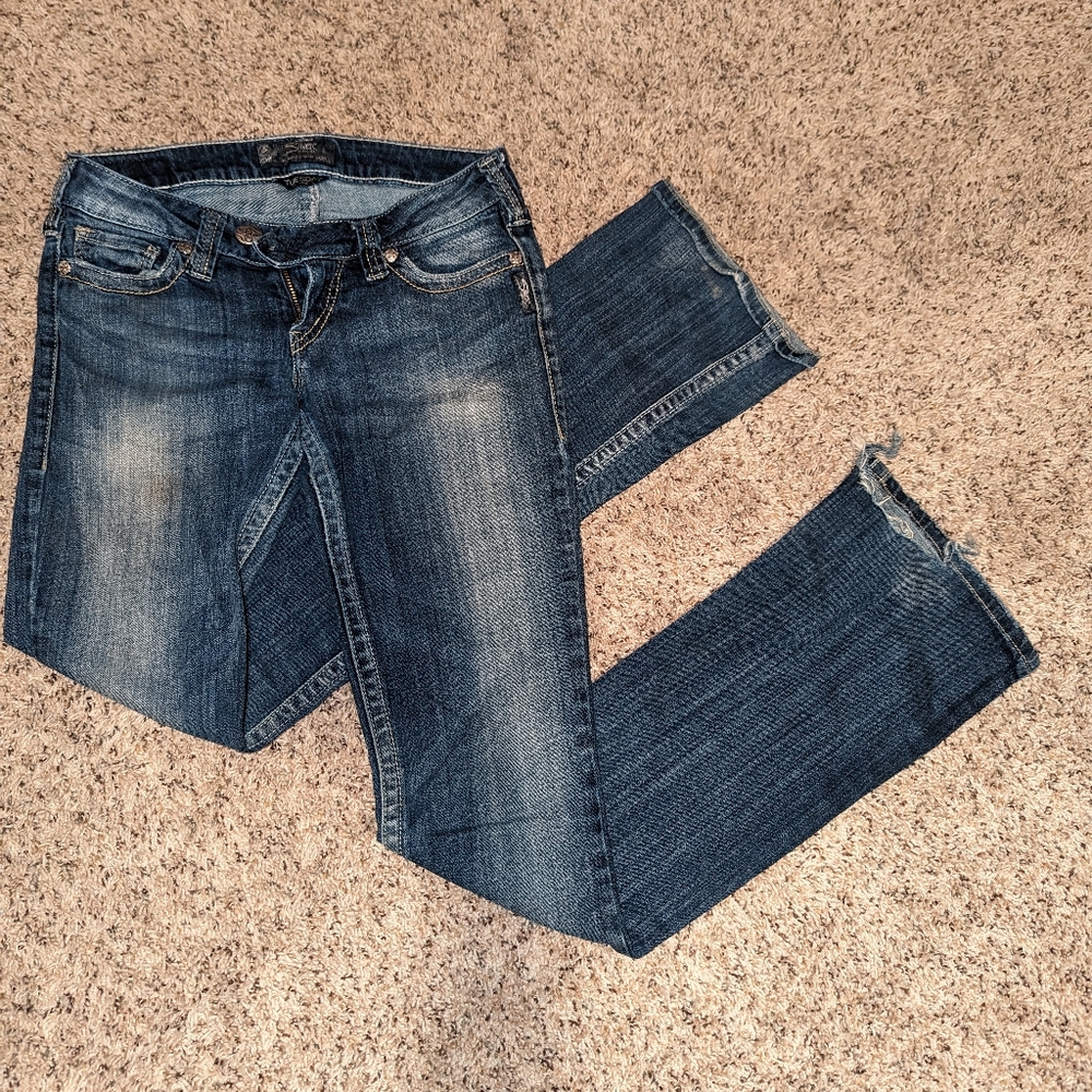 Silver jeans
